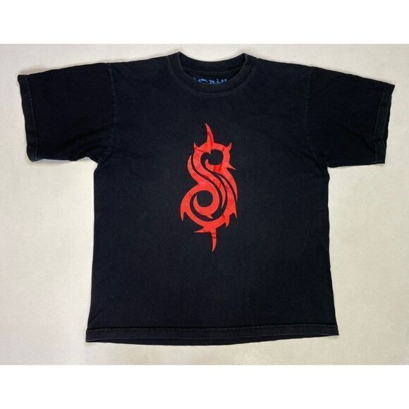 Slipknot Graphic T-shirt Women Large Black Short Sleeve Music - Picture 1 of 5